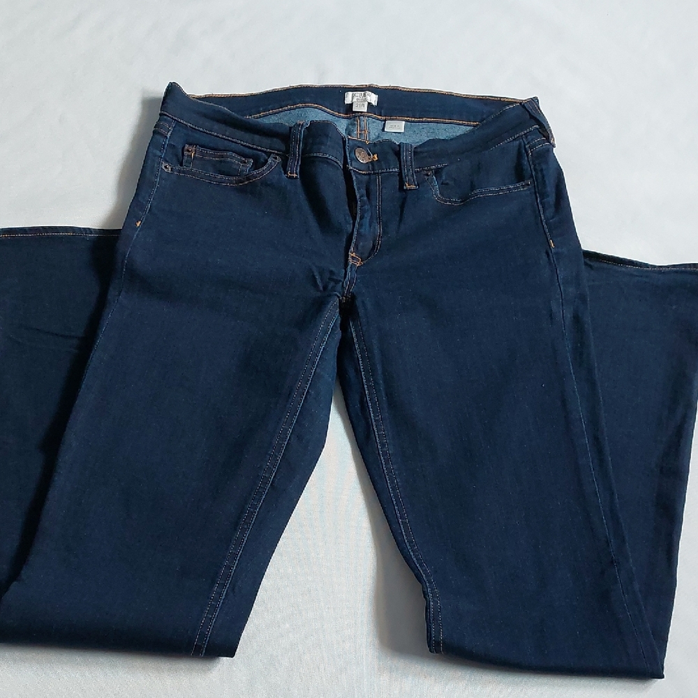 J. Crew Stretch‎ Women's Navy Straight Leg Jeans Size 29R